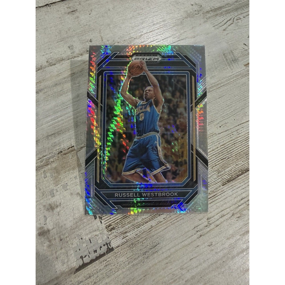 2023 Panini Prizm Draft Picks Russell Westbrook Silver Prizm #55 UCLA